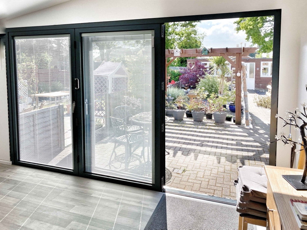 open bifold doors